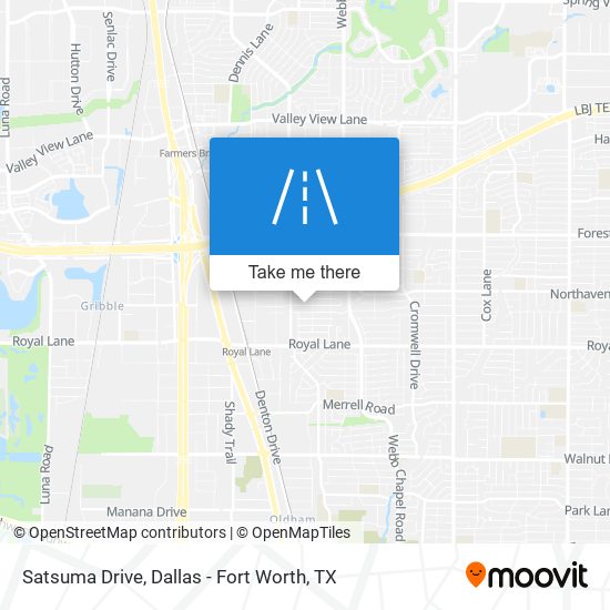 Satsuma Drive map