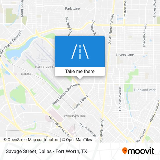 Savage Street map