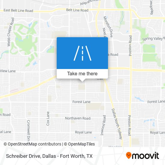 Mapa de Schreiber Drive