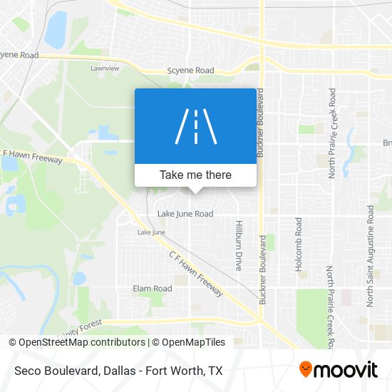 Mapa de Seco Boulevard