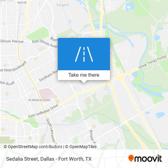 Sedalia Street map