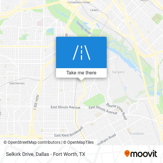Selkirk Drive map