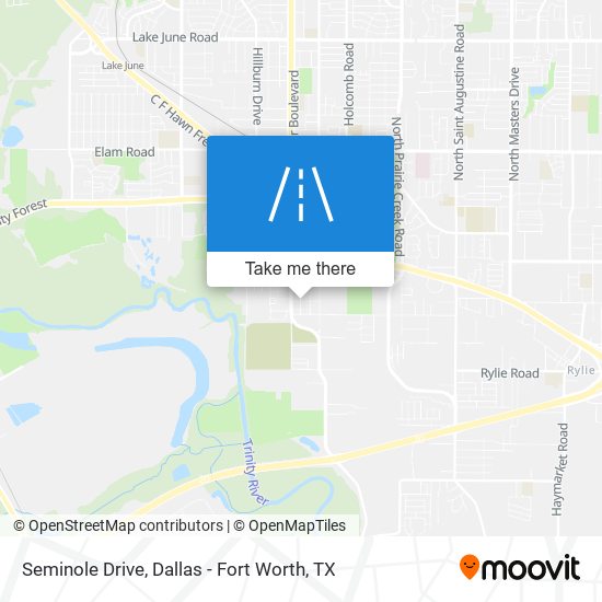 Seminole Drive map