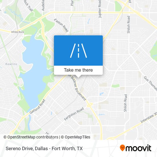 Sereno Drive map
