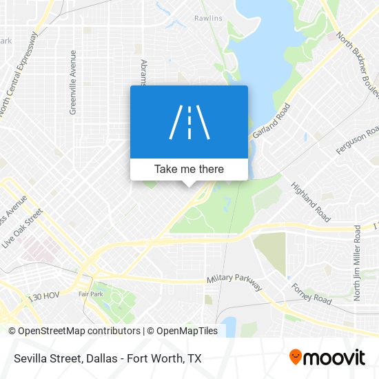 Mapa de Sevilla Street