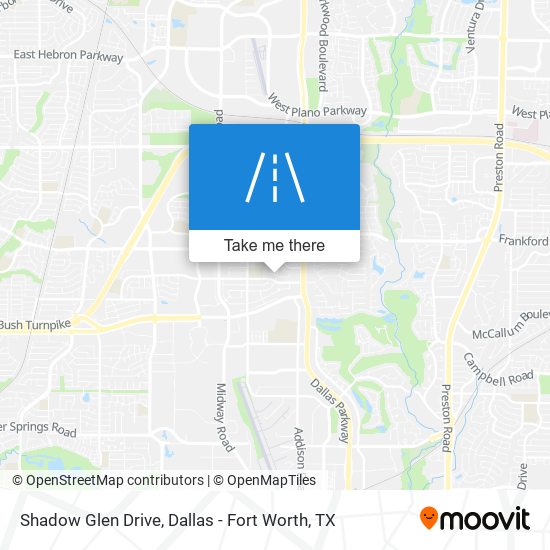 Mapa de Shadow Glen Drive