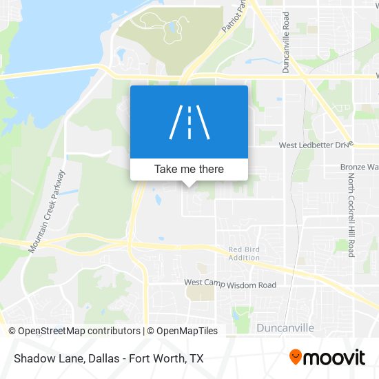Shadow Lane map