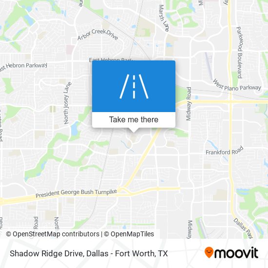 Mapa de Shadow Ridge Drive