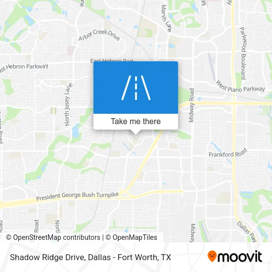 Shadow Ridge Drive map