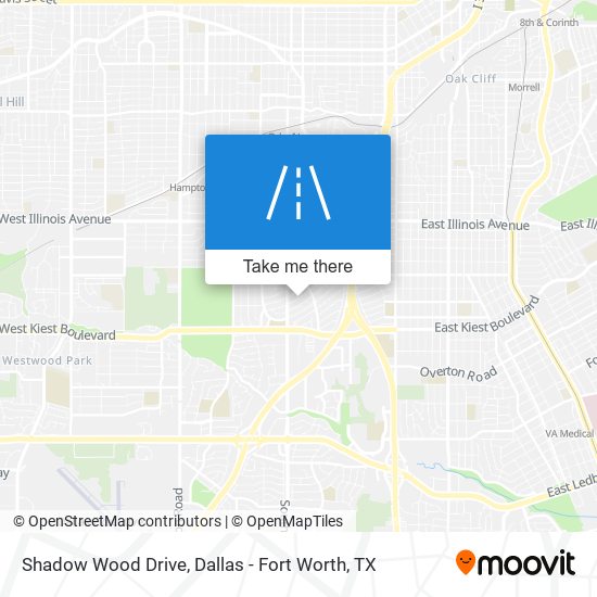 Shadow Wood Drive map