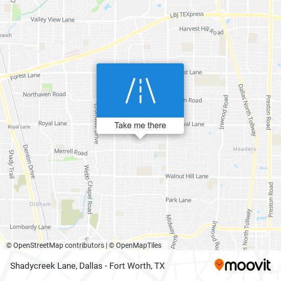 Mapa de Shadycreek Lane