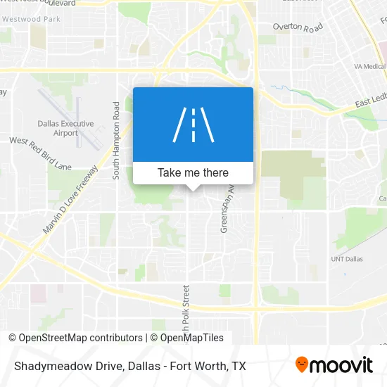 Shadymeadow Drive map