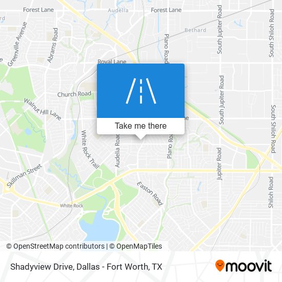 Shadyview Drive map