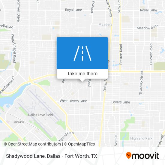 Mapa de Shadywood Lane