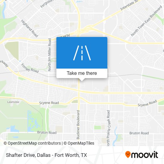 Shafter Drive map