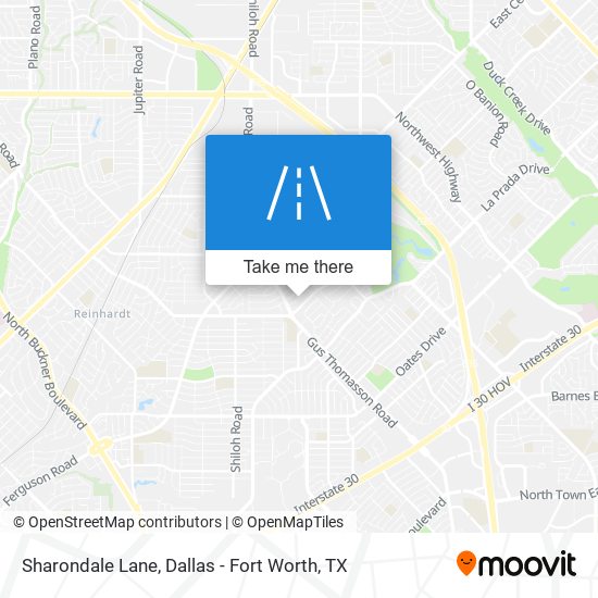 Sharondale Lane map
