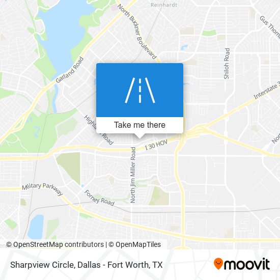 Sharpview Circle map