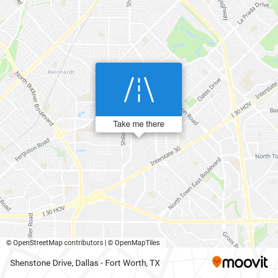 Shenstone Drive map