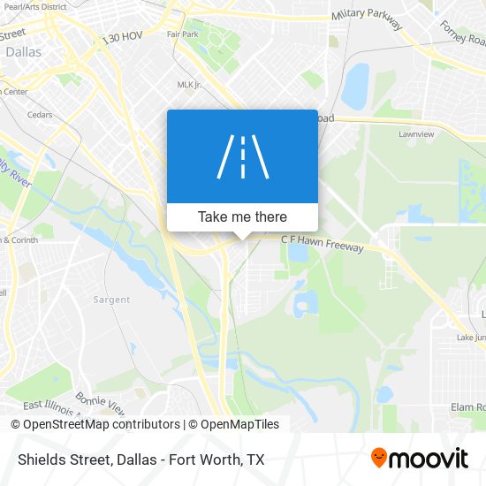 Mapa de Shields Street