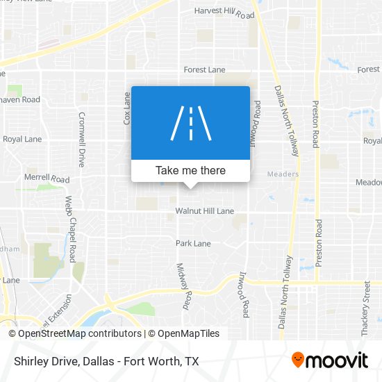 Mapa de Shirley Drive