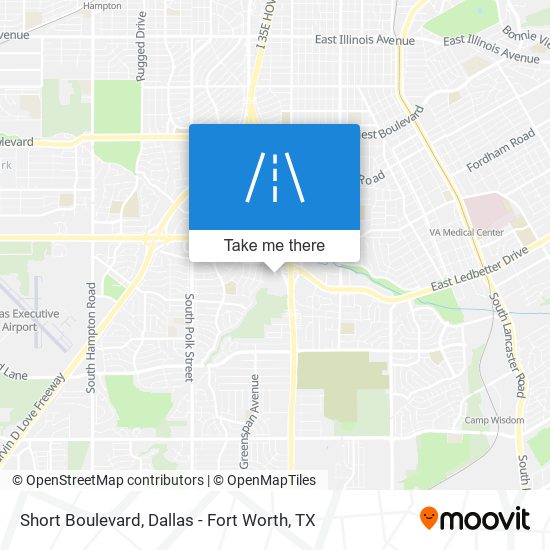 Mapa de Short Boulevard