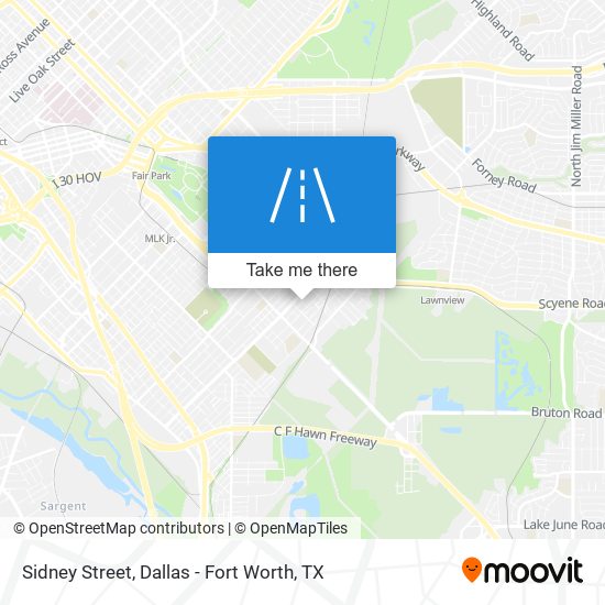 Sidney Street map