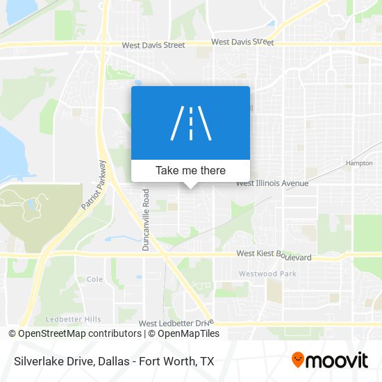 Silverlake Drive map