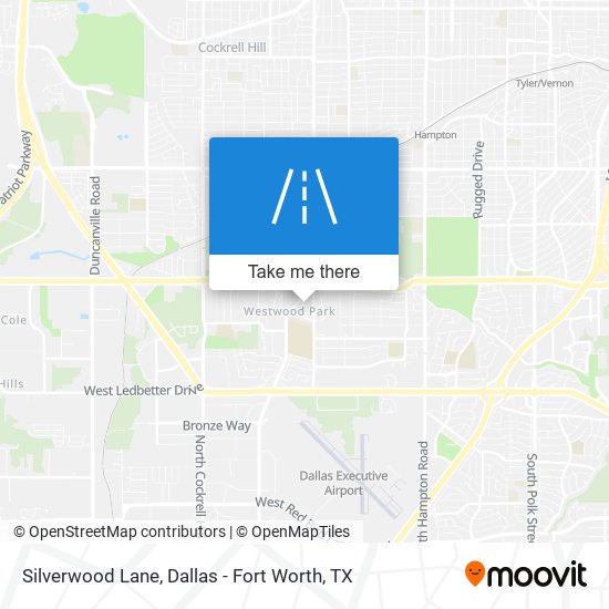 Silverwood Lane map