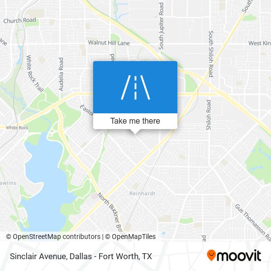 Sinclair Avenue map
