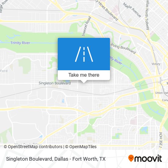 Singleton Boulevard map