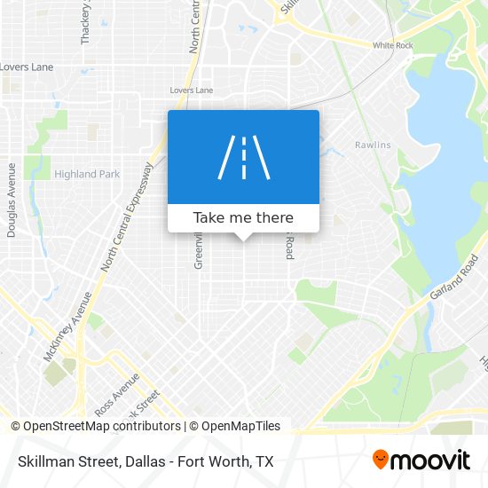 Skillman Street map