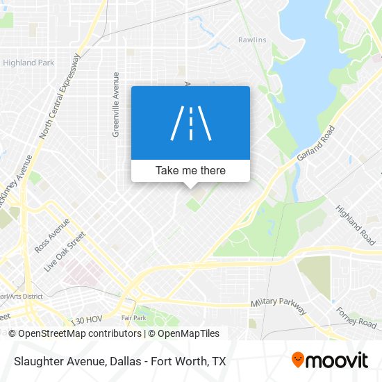 Slaughter Avenue map