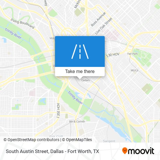 Mapa de South Austin Street