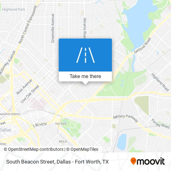South Beacon Street map
