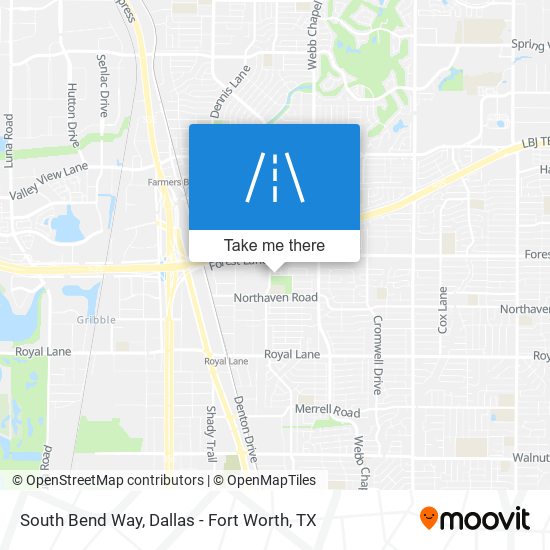 Mapa de South Bend Way