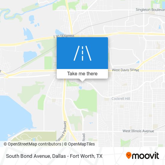 South Bond Avenue map
