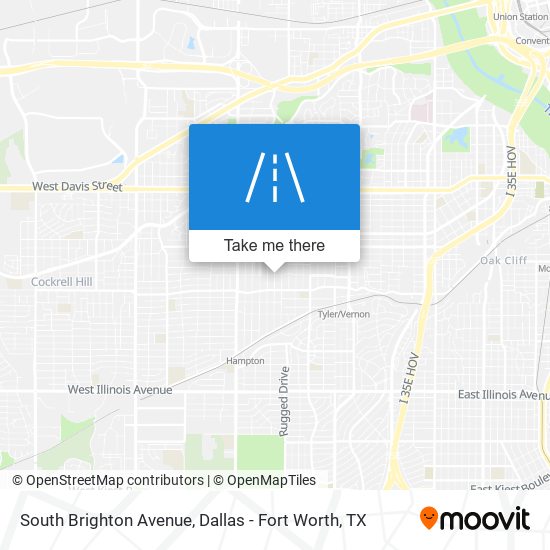 South Brighton Avenue map