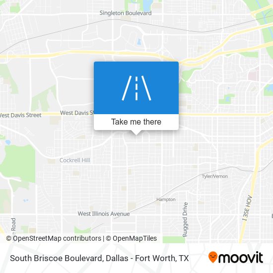 Mapa de South Briscoe Boulevard