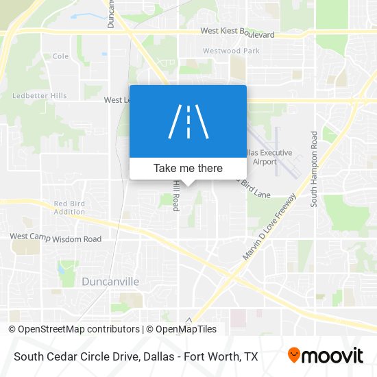 South Cedar Circle Drive map