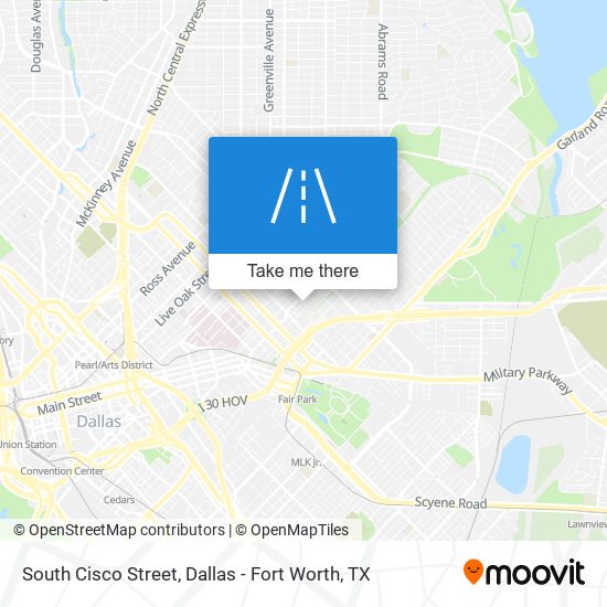 Mapa de South Cisco Street