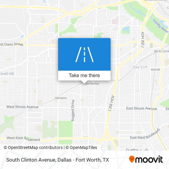Mapa de South Clinton Avenue