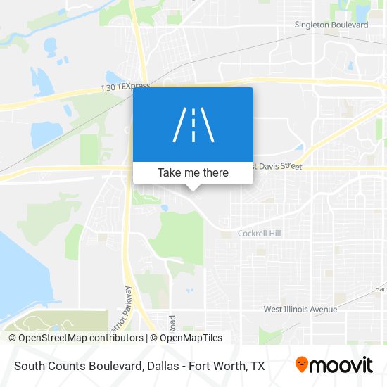 Mapa de South Counts Boulevard