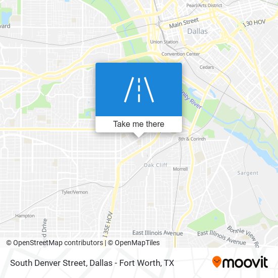 Mapa de South Denver Street