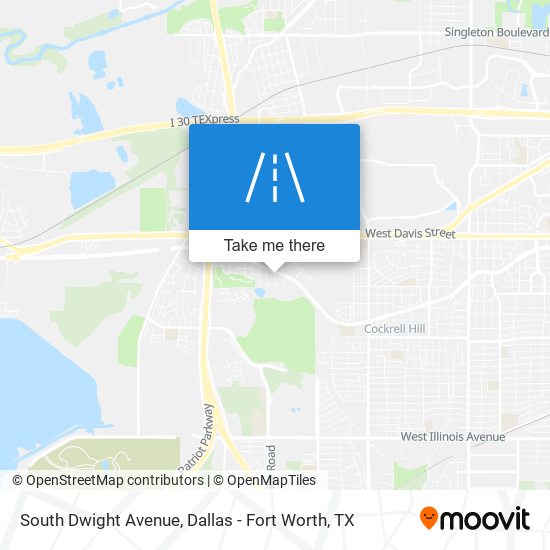 South Dwight Avenue map