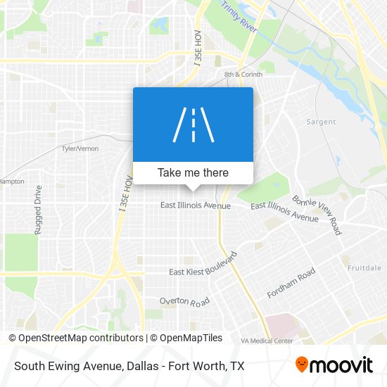 South Ewing Avenue map