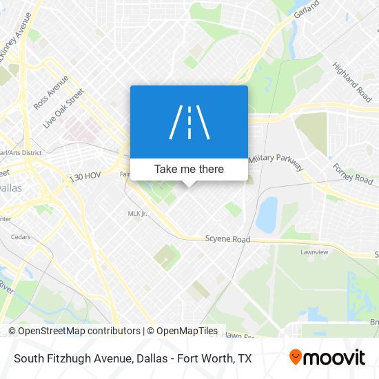 Mapa de South Fitzhugh Avenue