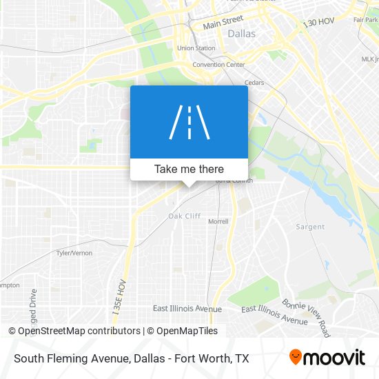 South Fleming Avenue map
