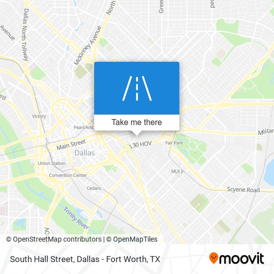 South Hall Street map