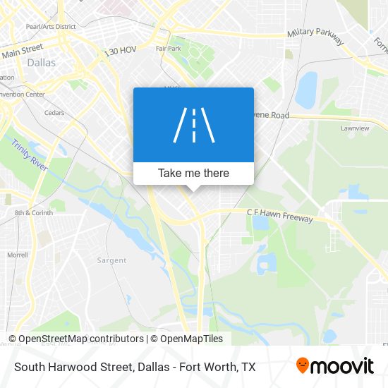 South Harwood Street map