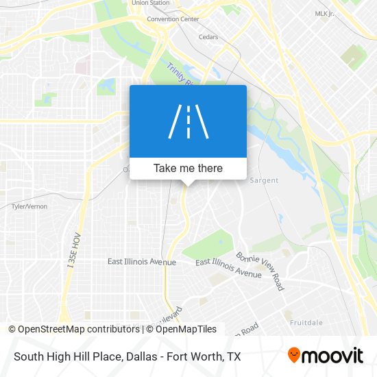South High Hill Place map